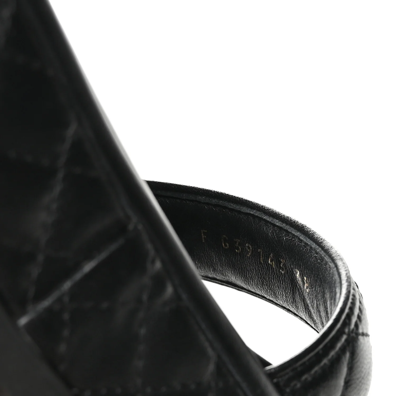 Lambskin Quilted Platform Sandals 38 Black - Top Club