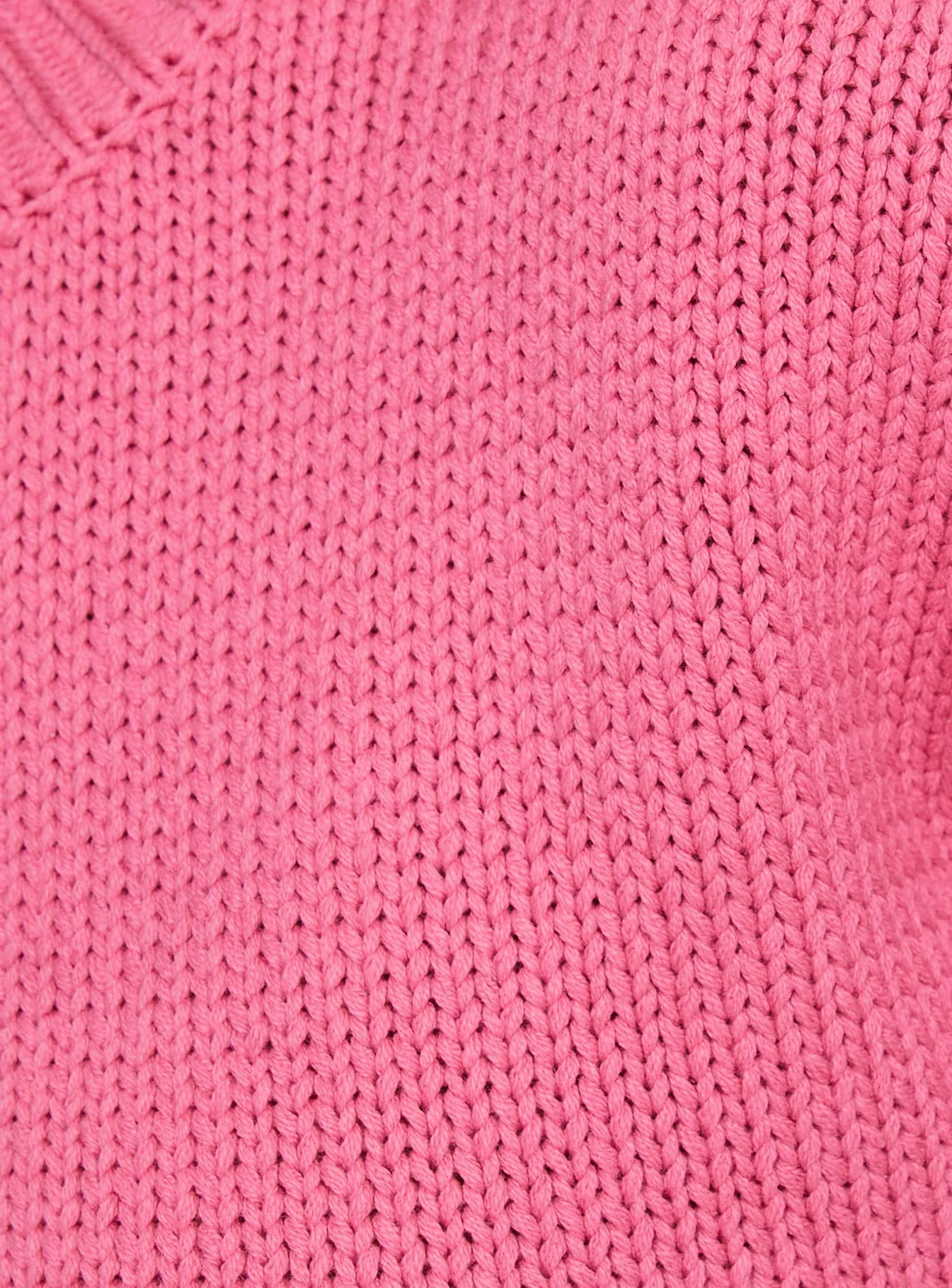 Harmony Balloon Sleeve Knit Sweater Pop Pink
