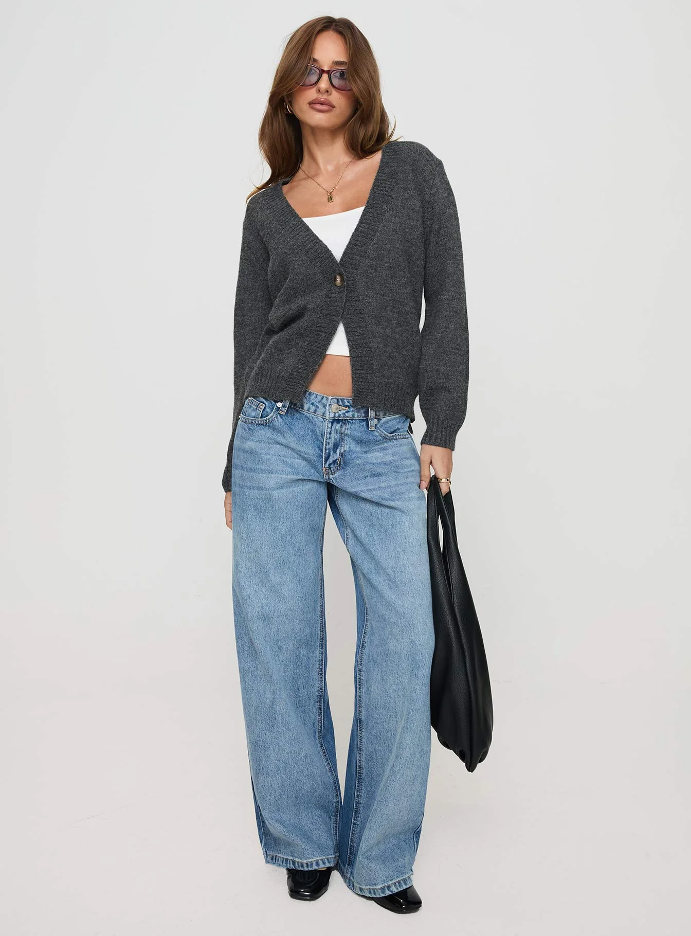 Larkins Cardigan Grey