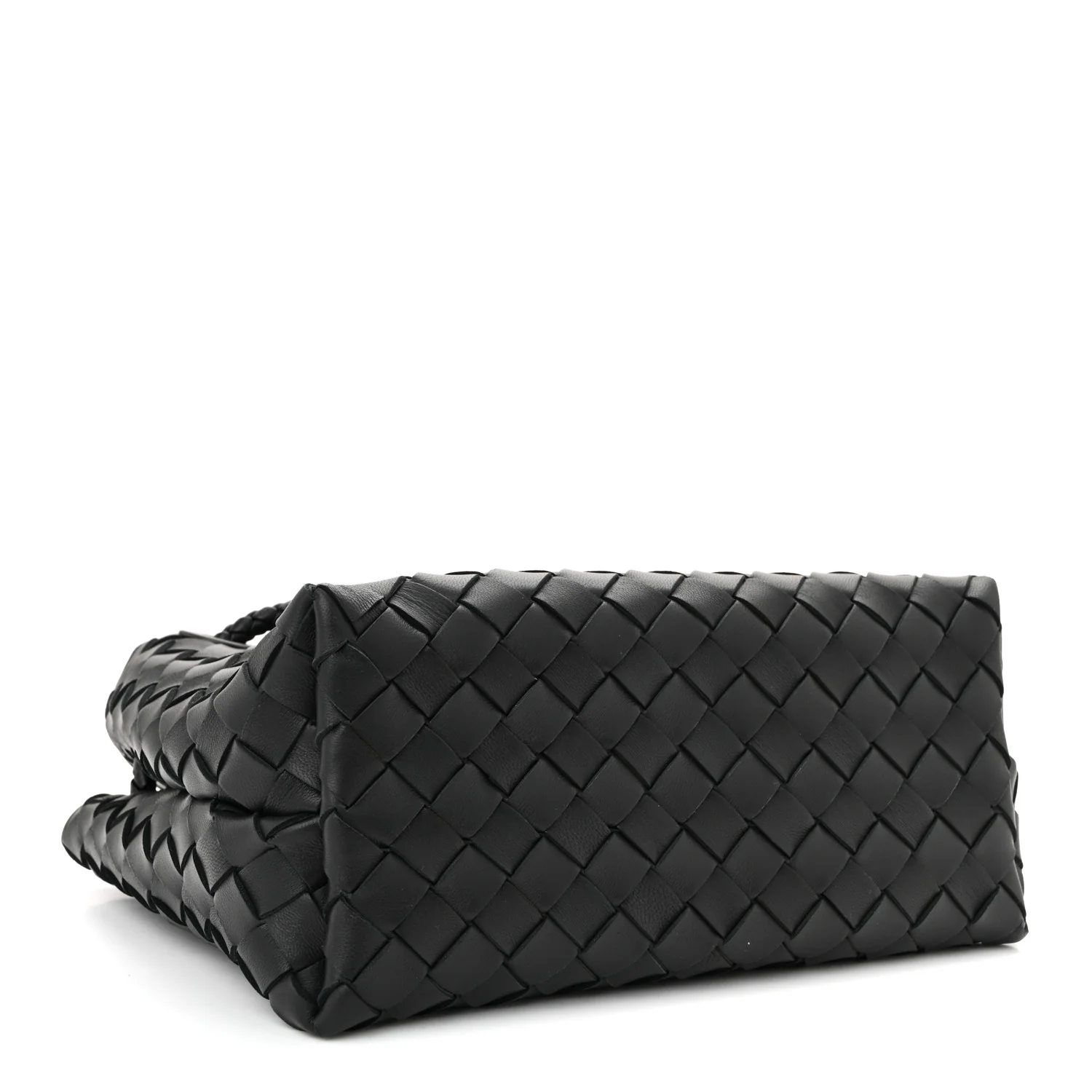 Nappa Intrecciato Small Andiamo Shoulder Bag Black - Top Club