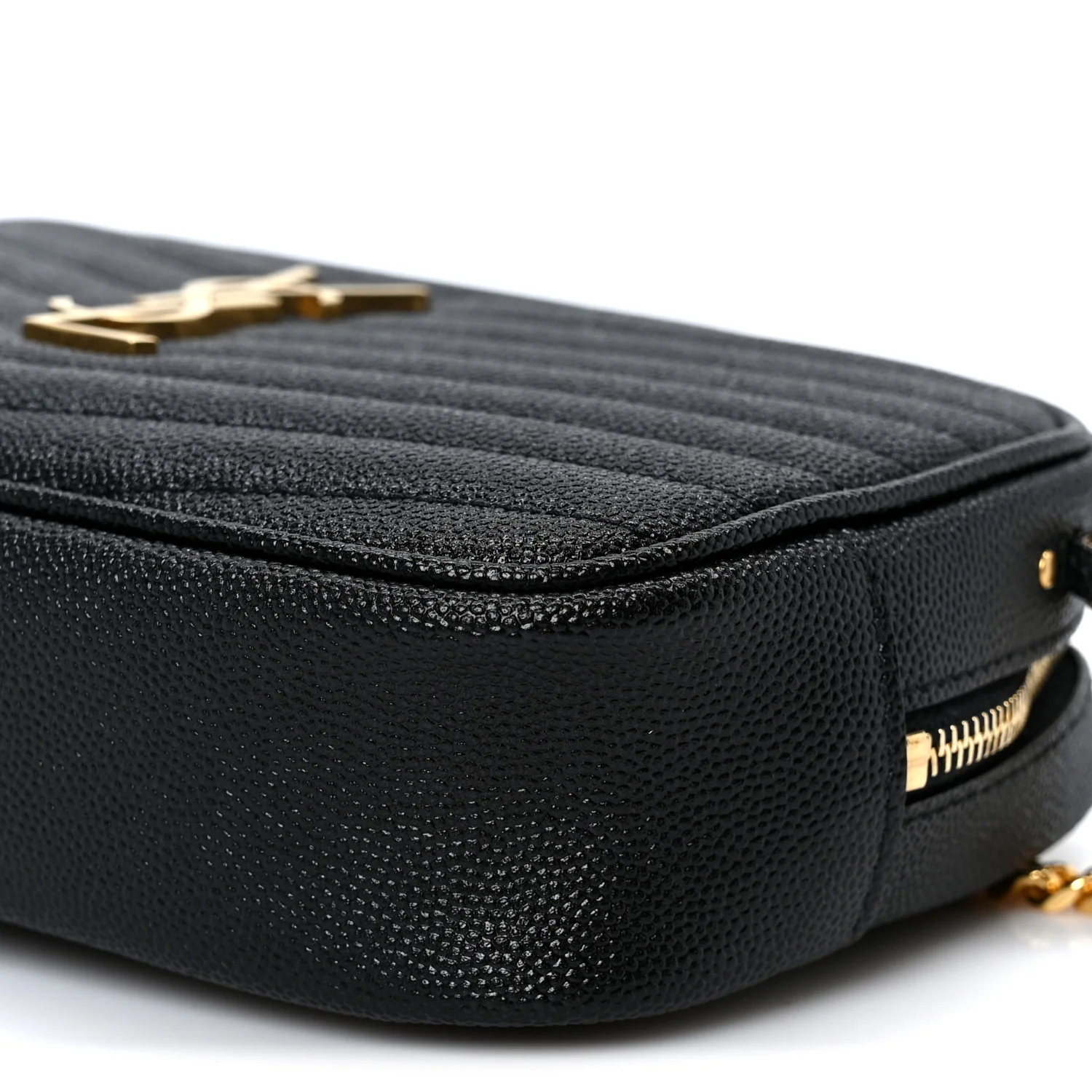 Grain De Poudre Matelasse Monogram Mini Lou Camera Bag Black - Top Club