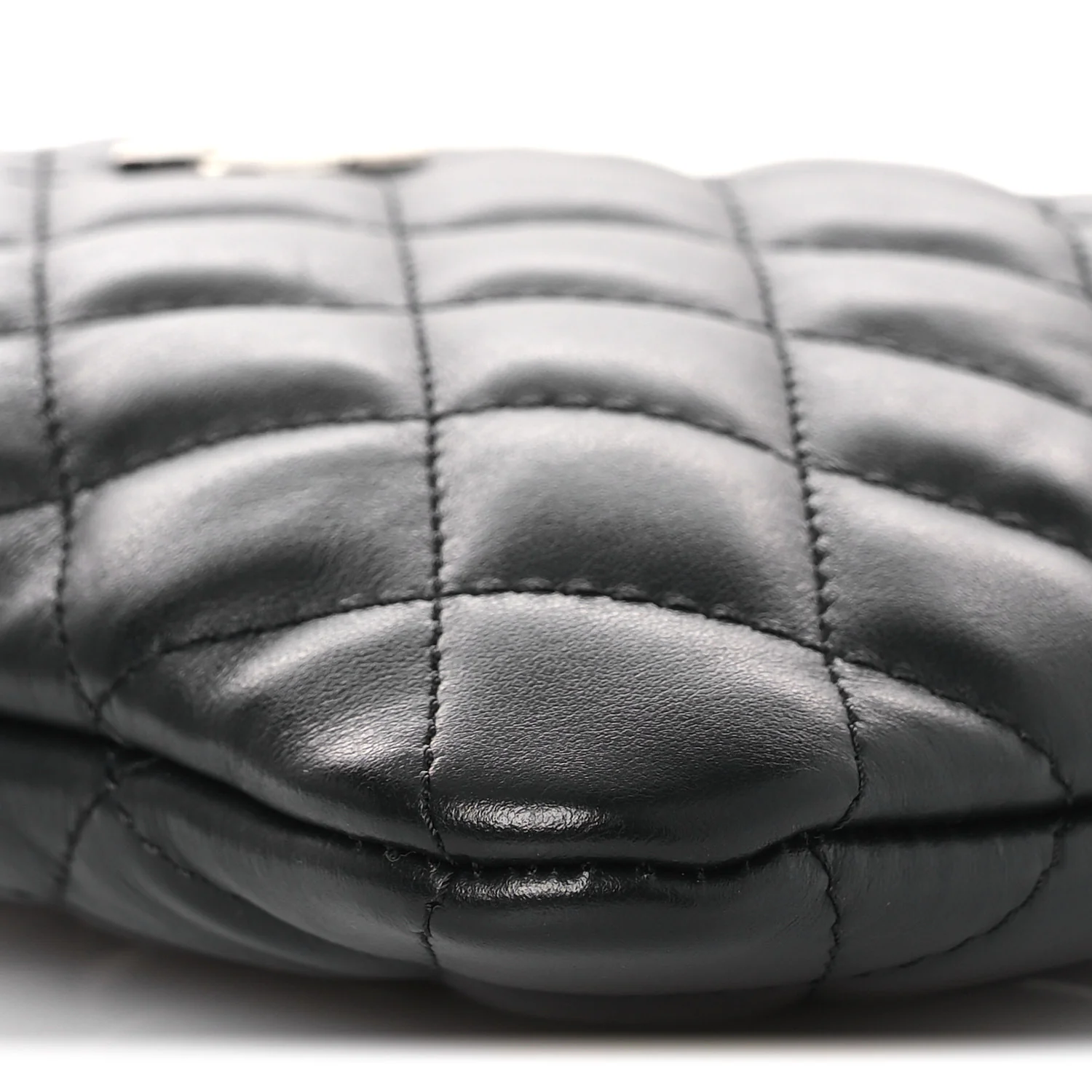 Lambskin Quilted Uniform Crossbody Bag Black - Top Club