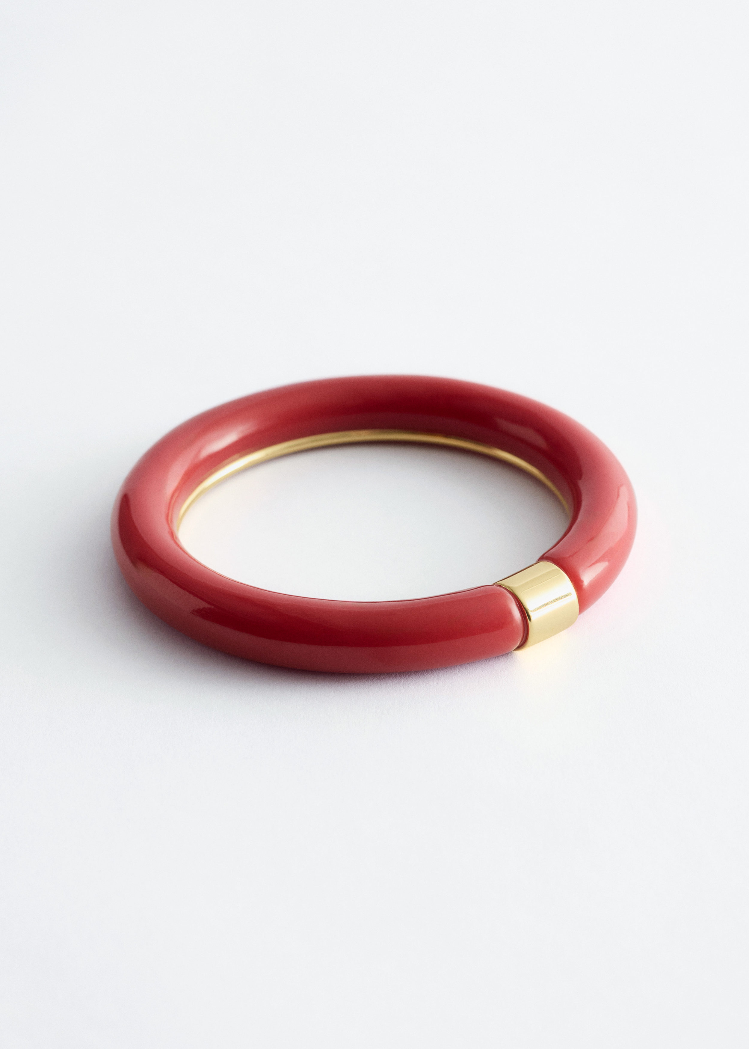 & Other Stories CONTRAST METAL RESIN BANGLE