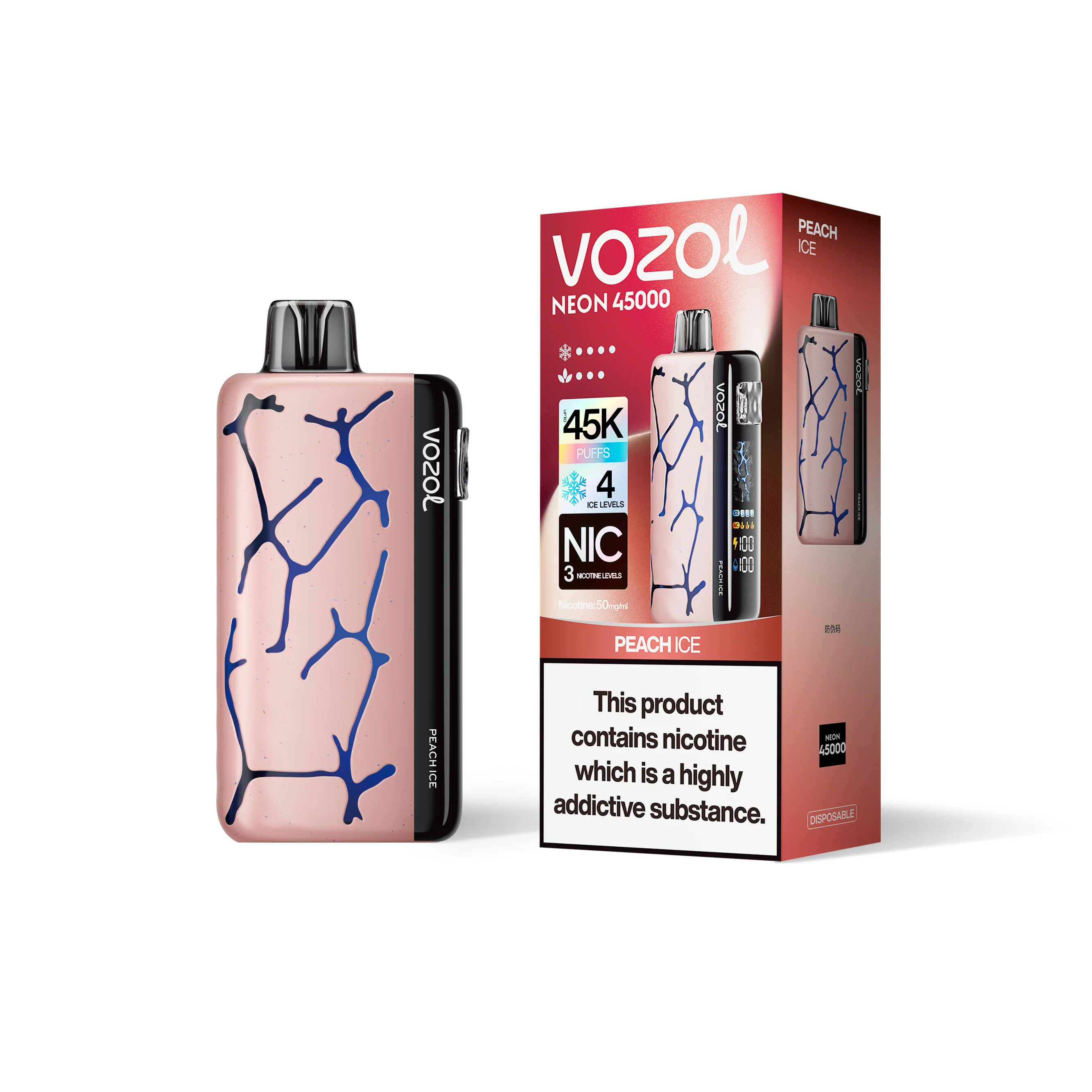 VOZOL NEON 45K Disposable Vape (All Flavours)