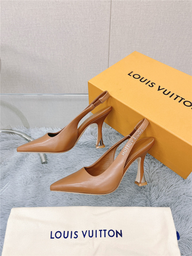 louis vuitton LV early spring new slingback high heels - Sneaker Replica Workshop