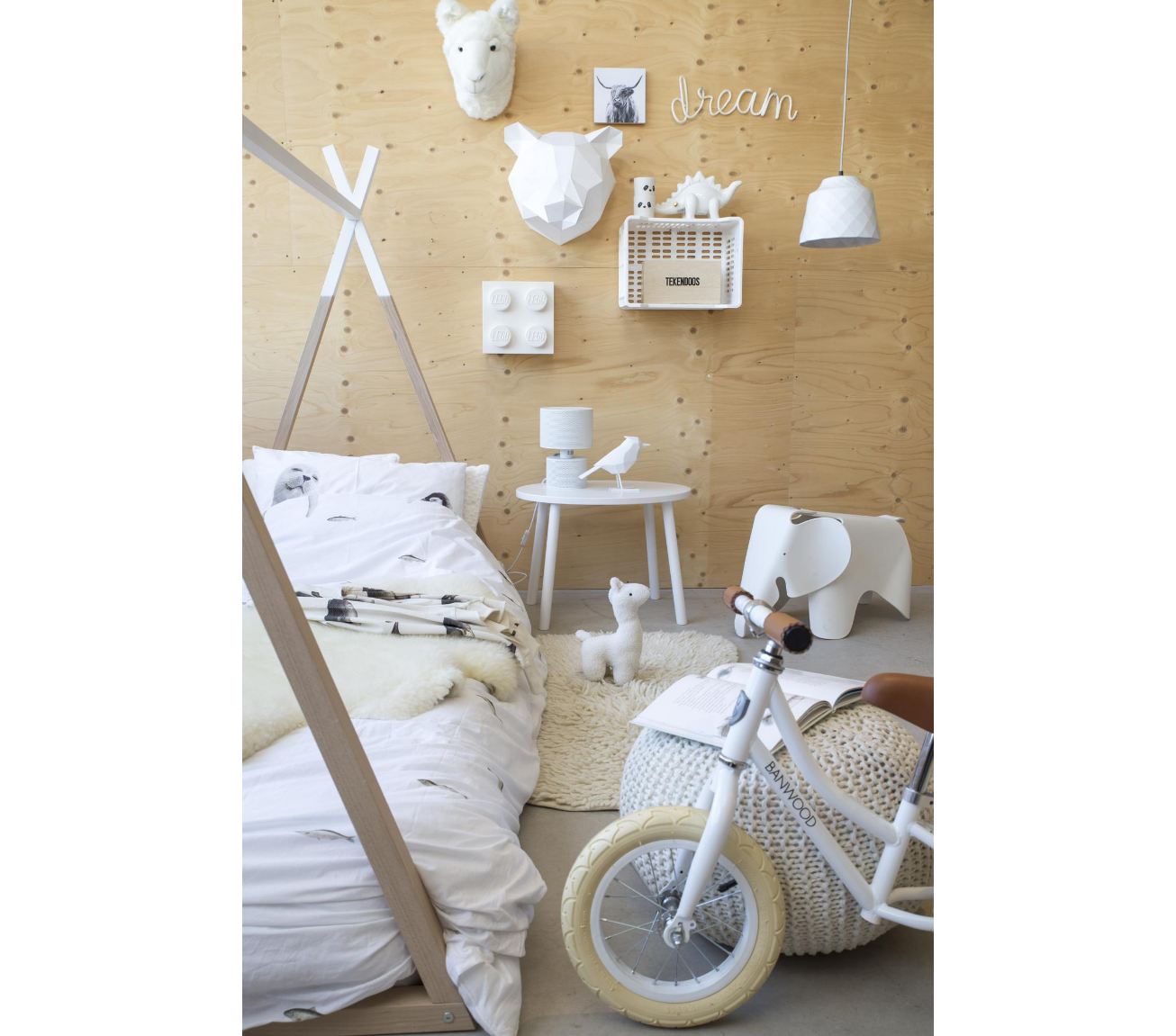 Kinderstoel Eames Elephant white