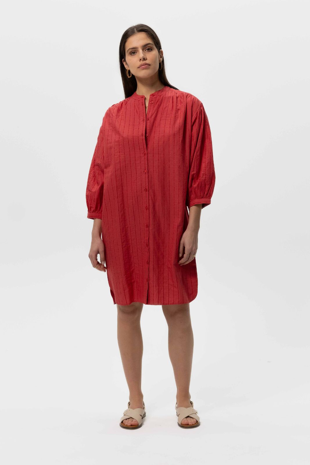 Rode oversized shirt dress