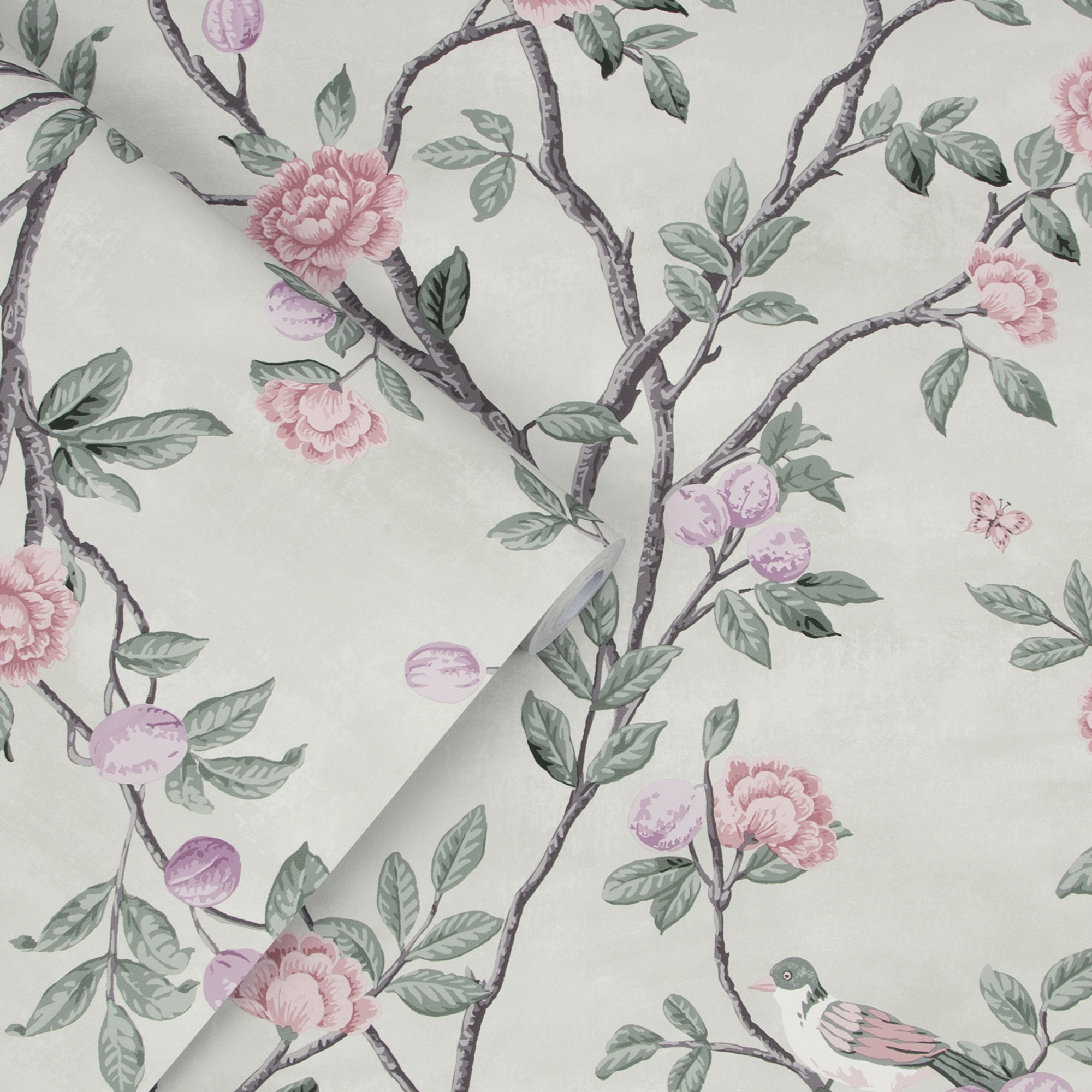 Vliesbehang eglantine eau de nil