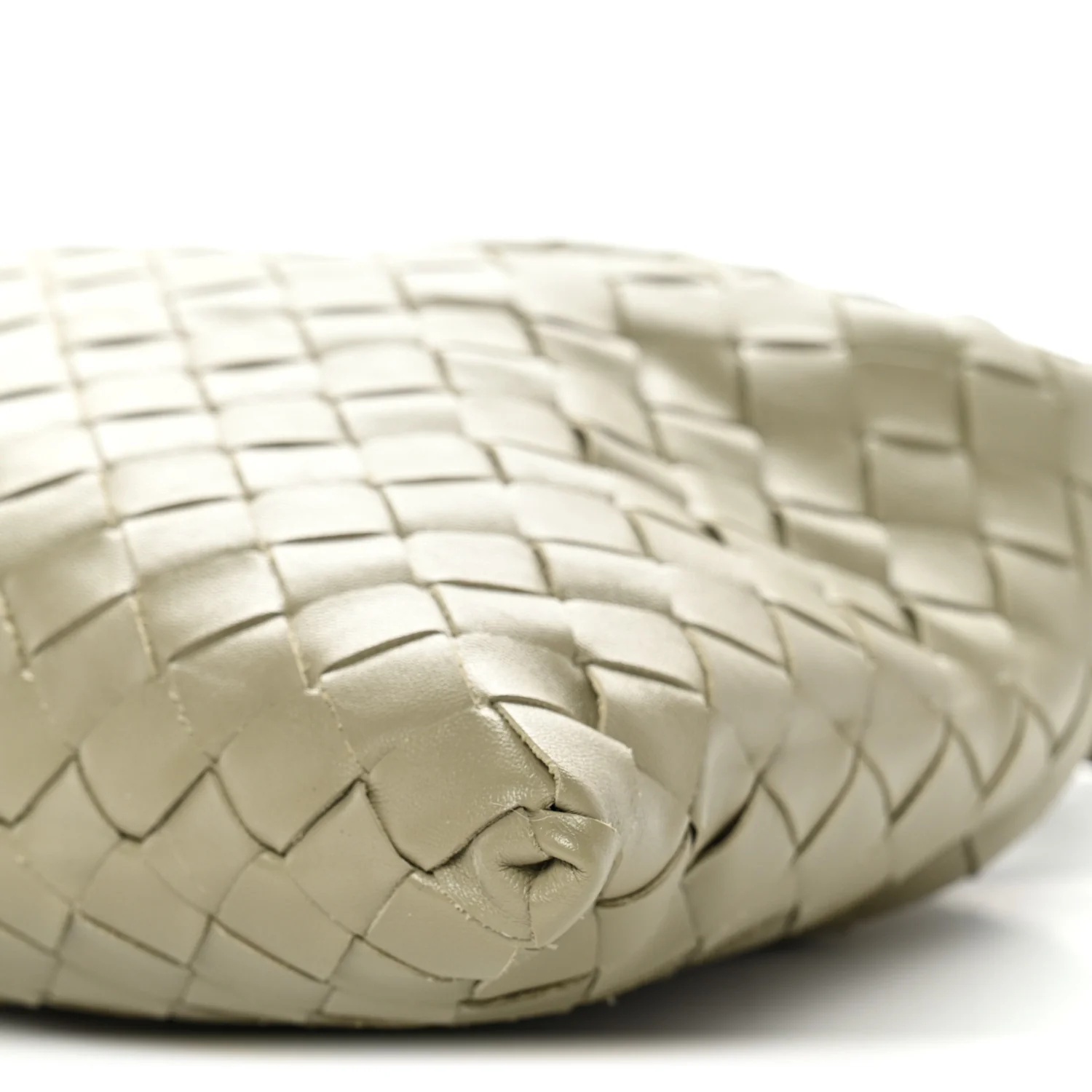 Calfskin Intrecciato Mini Hop Travertine - Top Club