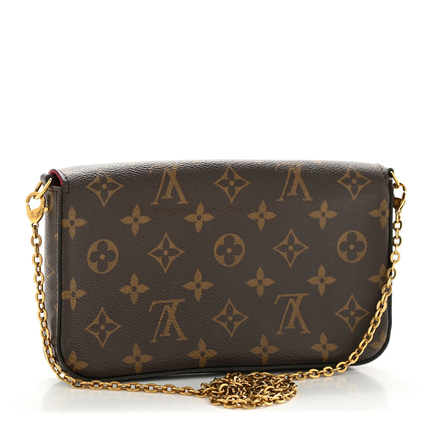 Monogram Pochette Felicie Chain Wallet Fuchsia - Top Club