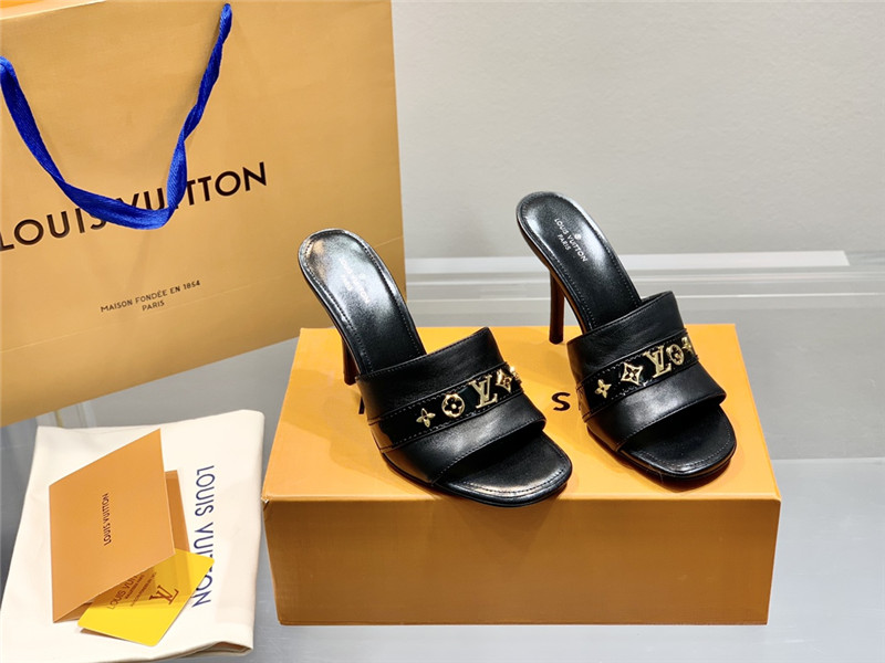 louis vuitton lv monogram high heel slippers - Sneaker Replica Workshop