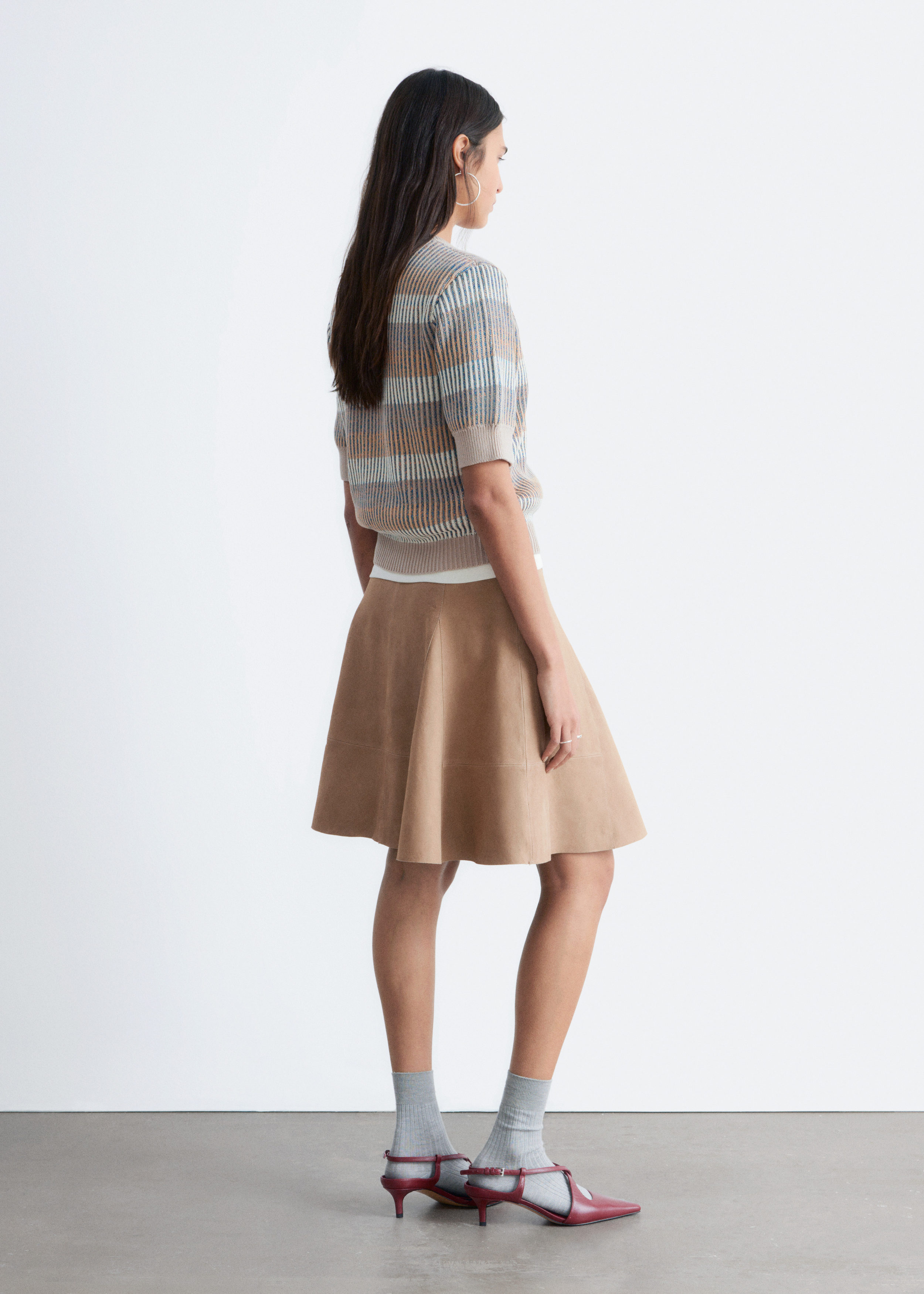 & Other Stories RIB-KNIT T-SHIRT