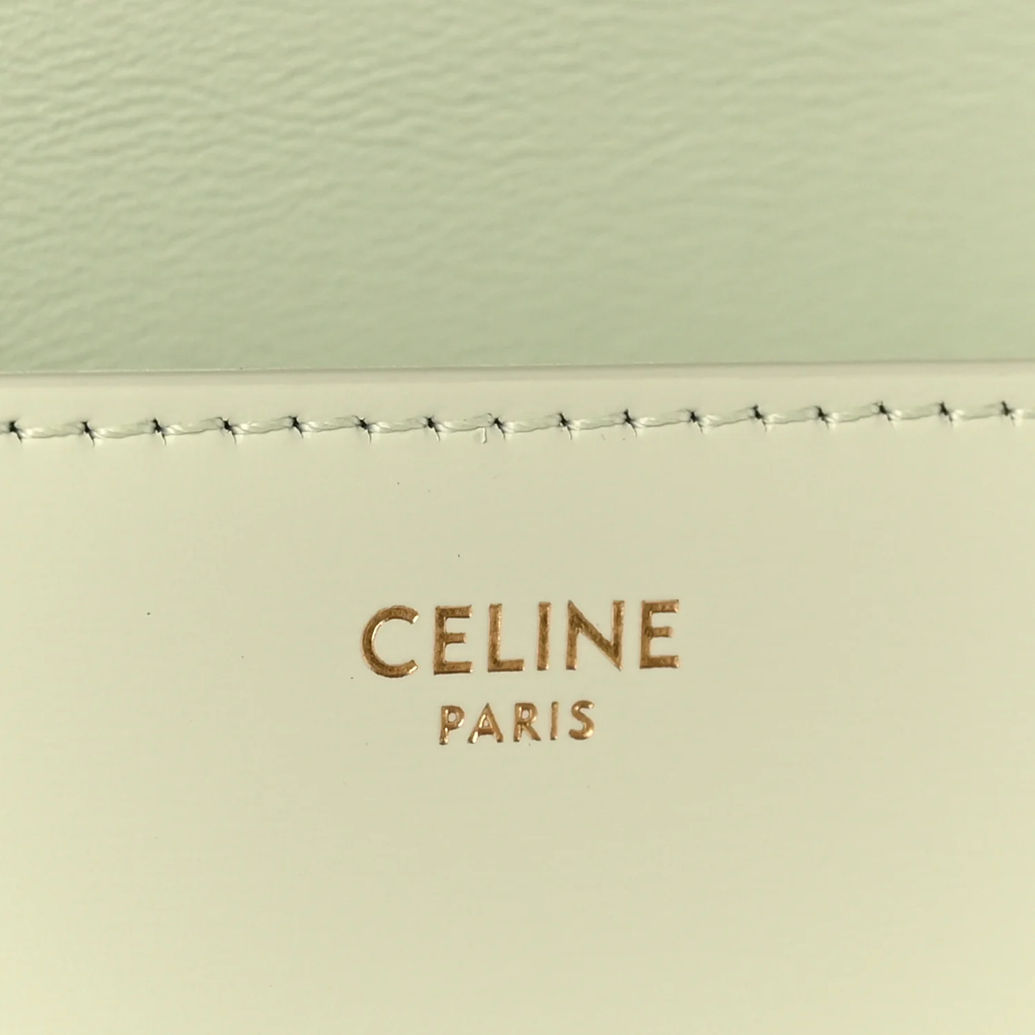 Shiny Calfskin Triomphe Chain Shoulder Bag Jade - Top Club