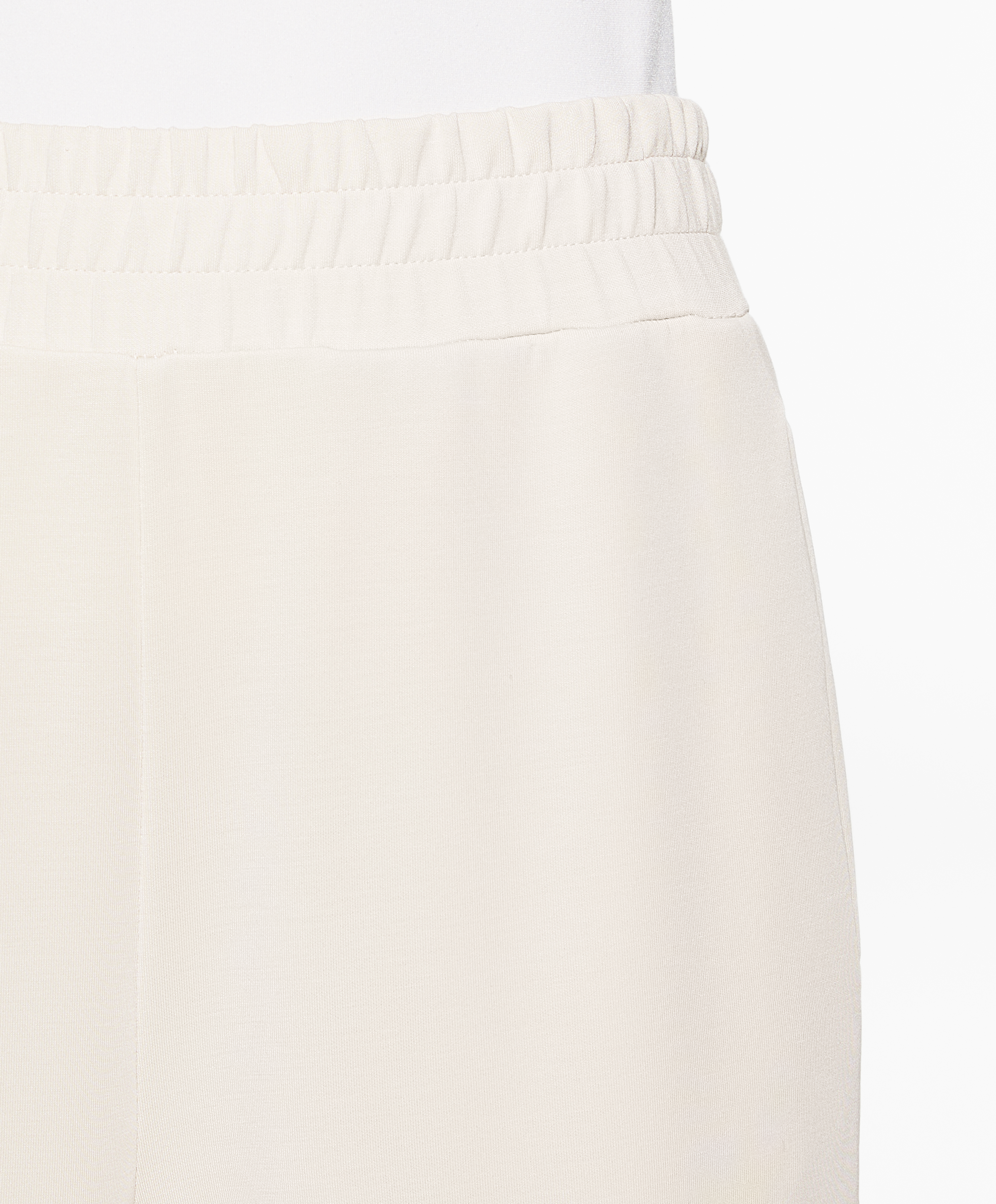 OYSHO Soft-touch wide, straight-leg trousers with modal and buttons