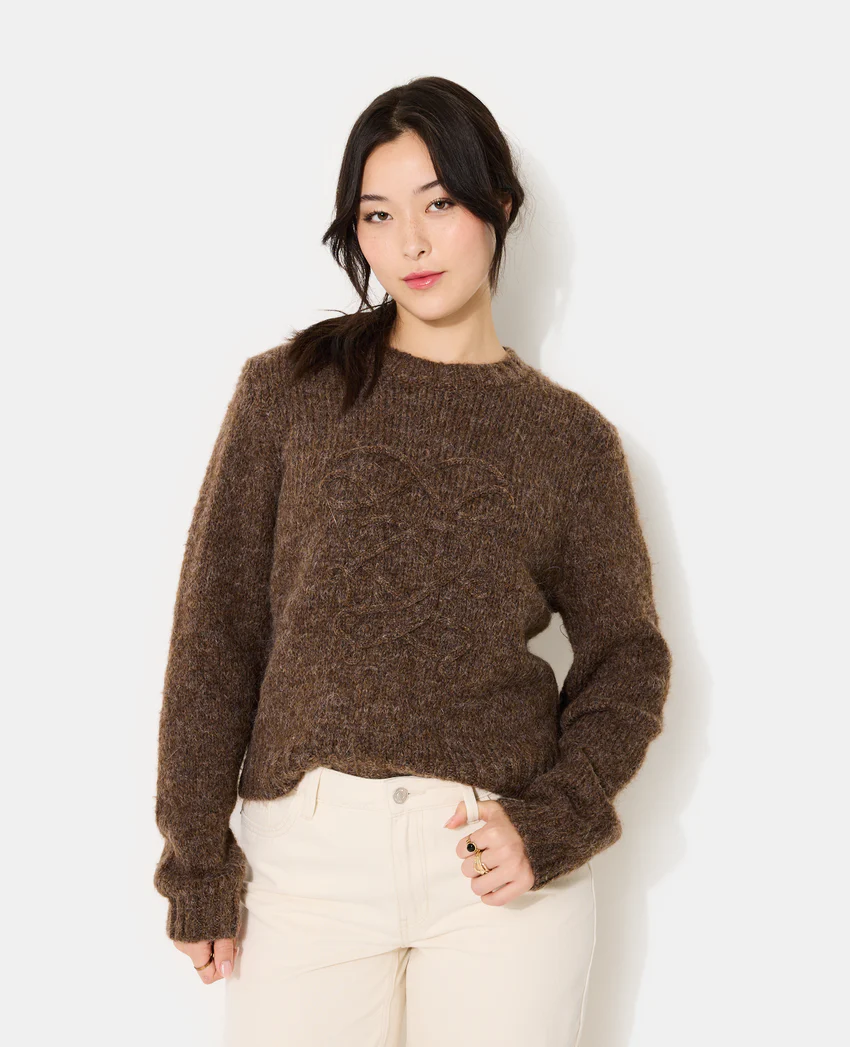 Pimkie Pull en maille mélangée avec détail fantaisie