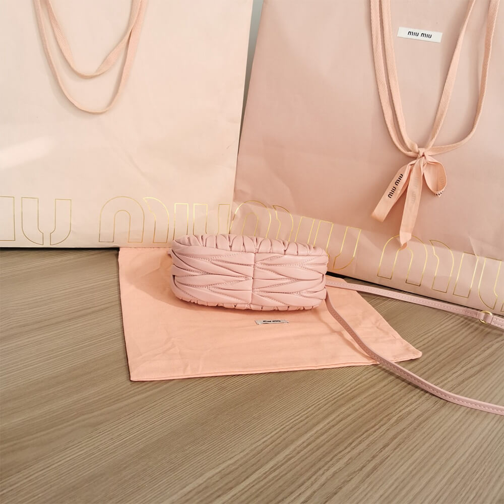Mini Wander matelasse nappa leather hobo bag(high-end grade) - Top Club