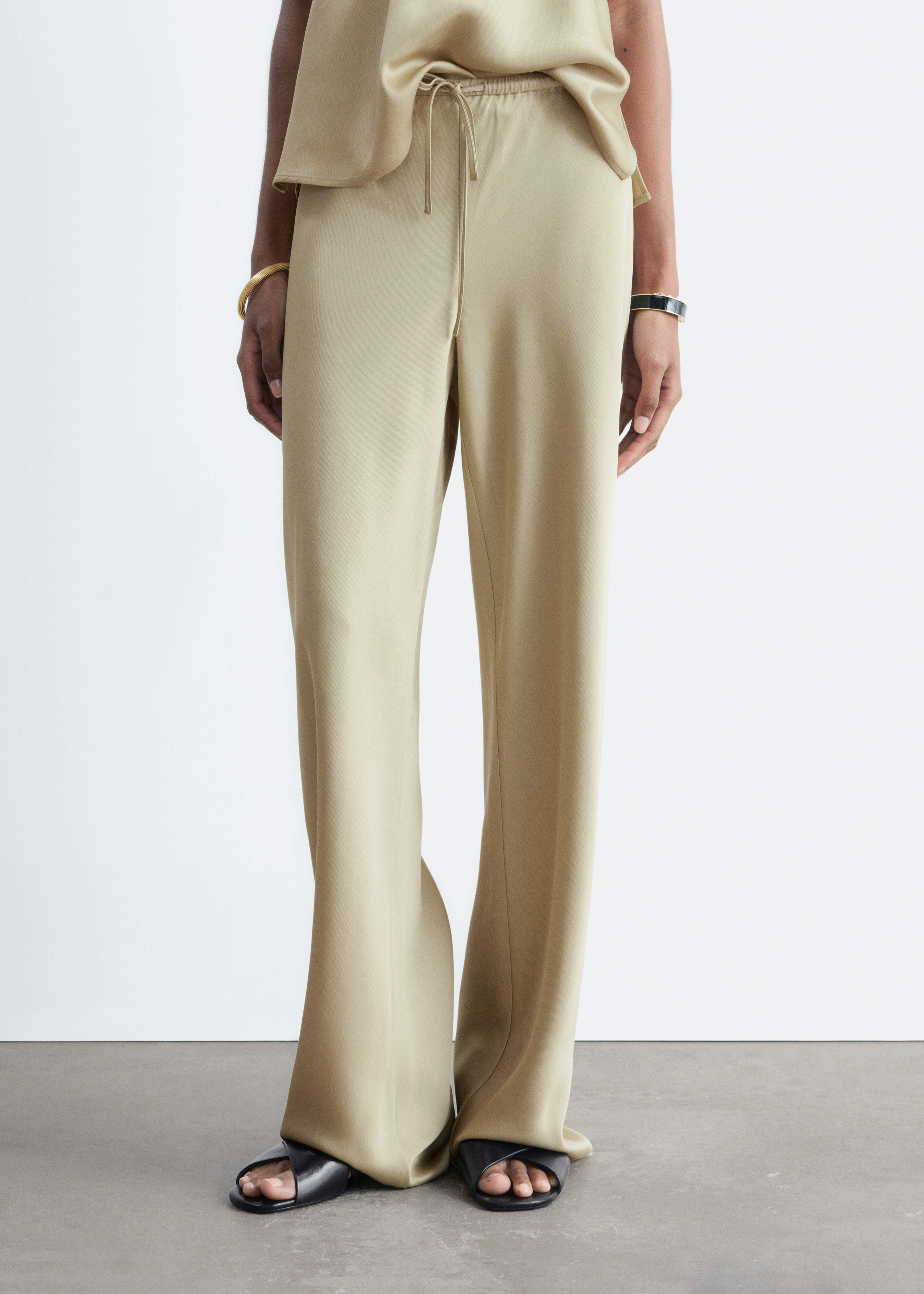 & Other Stories DRAWSTRING TWILL TROUSERS