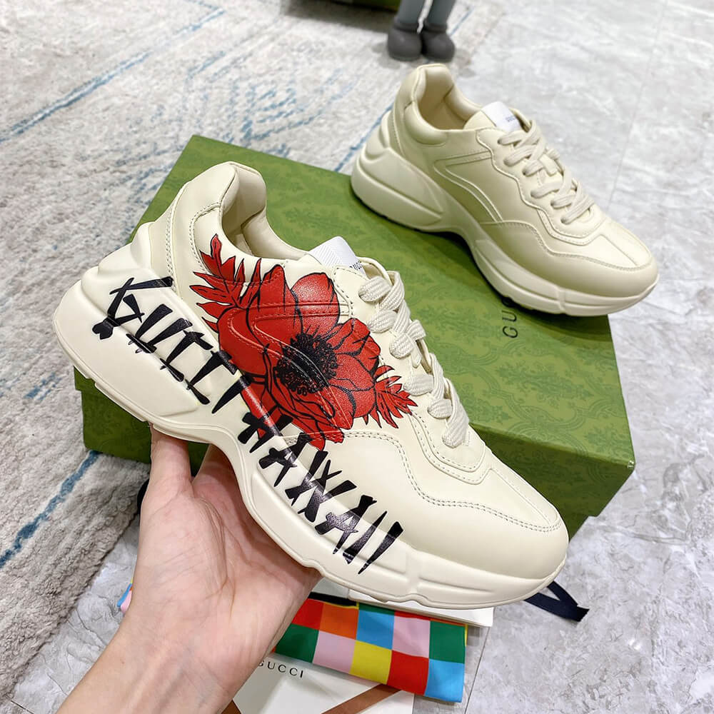 Gucci Rhyton Hawaii Print Sneaker - Top Club