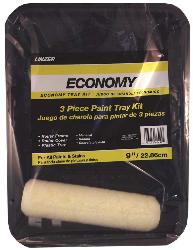 Linzer Roller And Tray Set, Plastic, 3 Piece Set - CPC Painting, Inc.