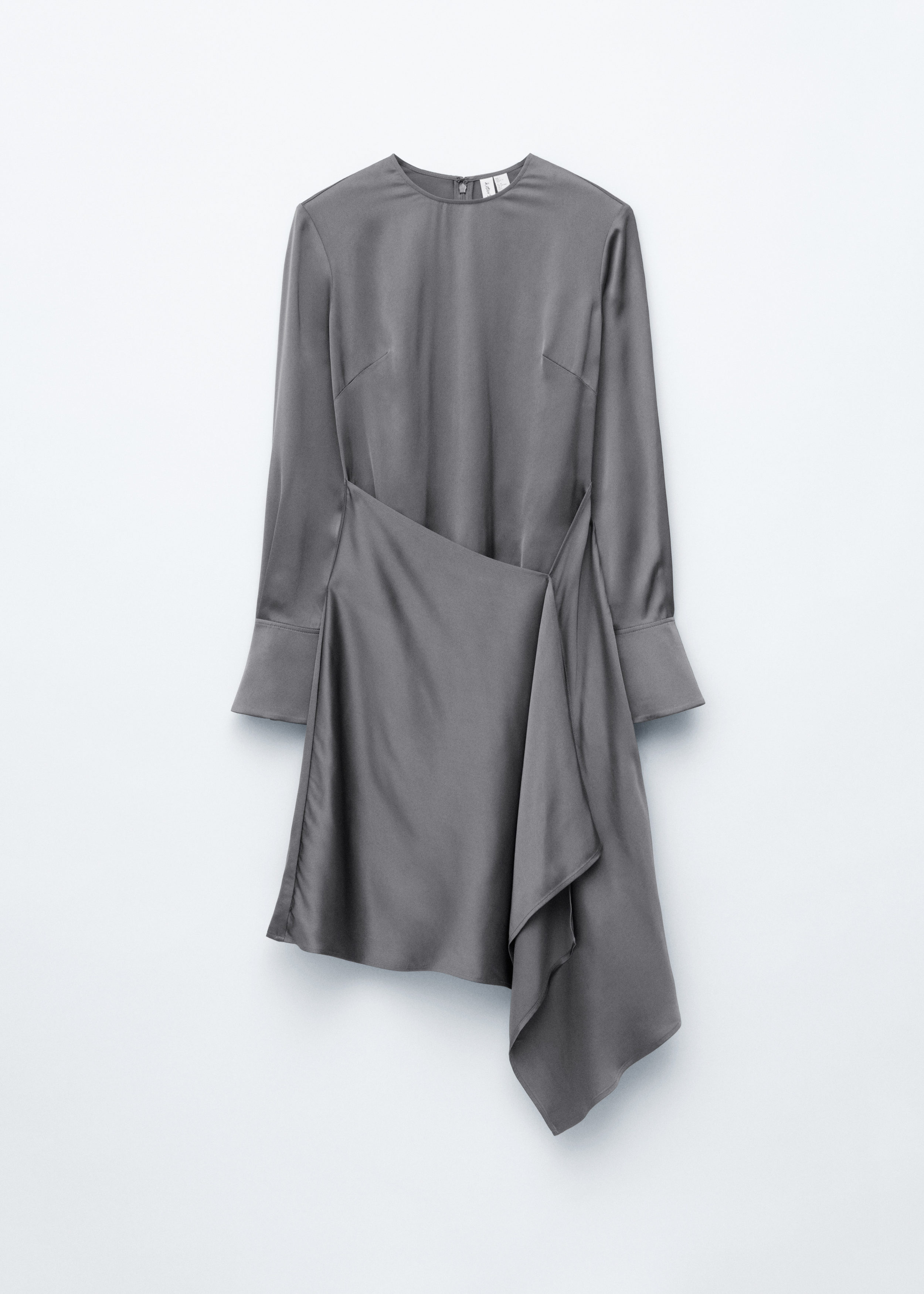 & Other Stories ASYMMETRIC LONG-SLEEVE MINI DRESS