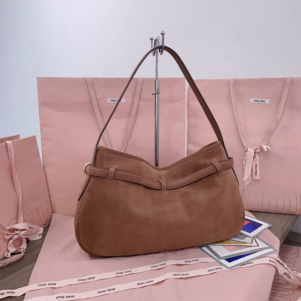 MIUMIU Medium Aventure suede bag(HIGH-END GRADE) - Top Club
