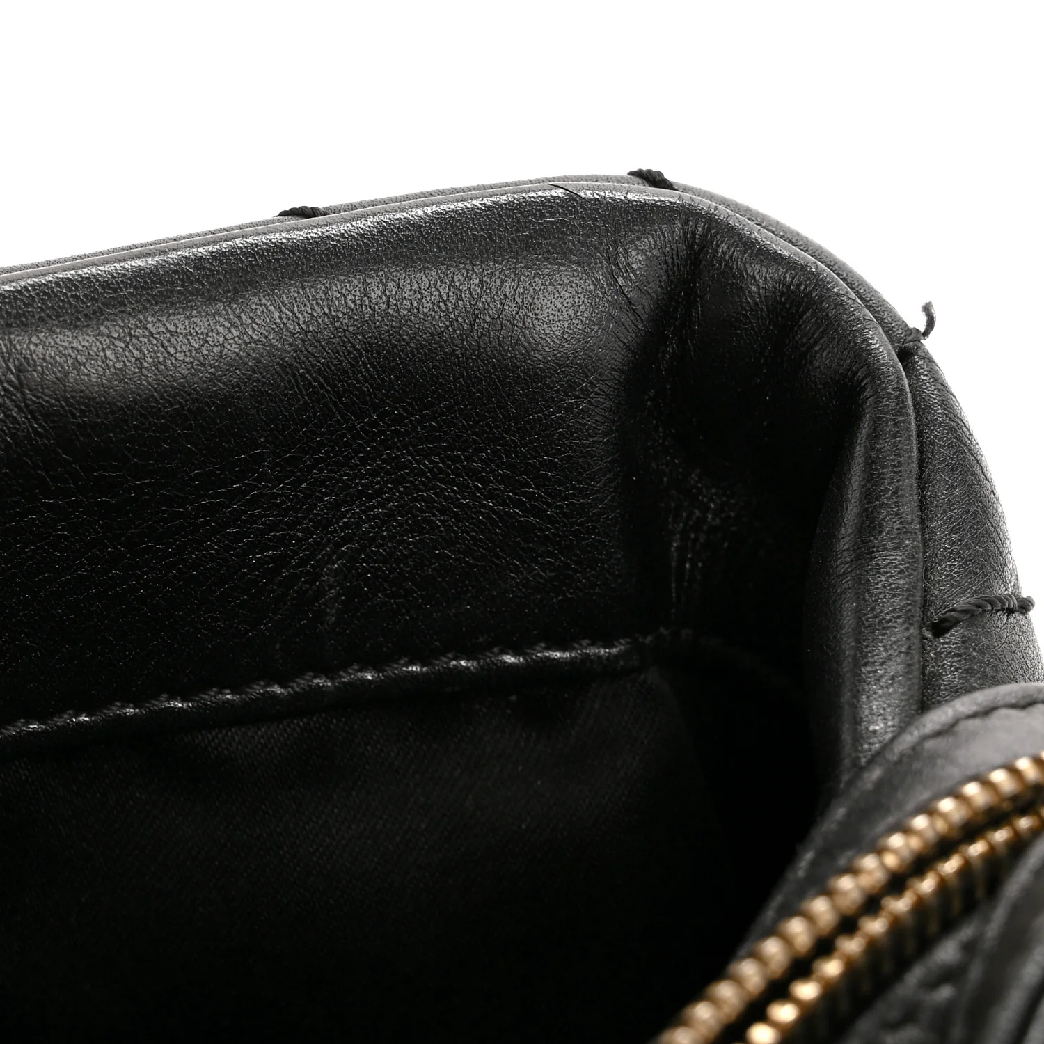 Calfskin Chevron Quilted Surpique Tote Black - Top Club