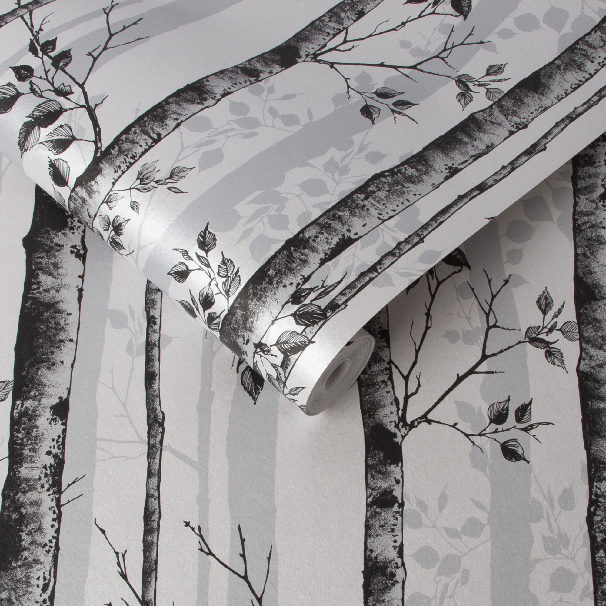 Graham & Brown  vliesbehang  Albero  Zwart/Wit Graham & Brown  vliesbehang  Albero  Zwart/Wit