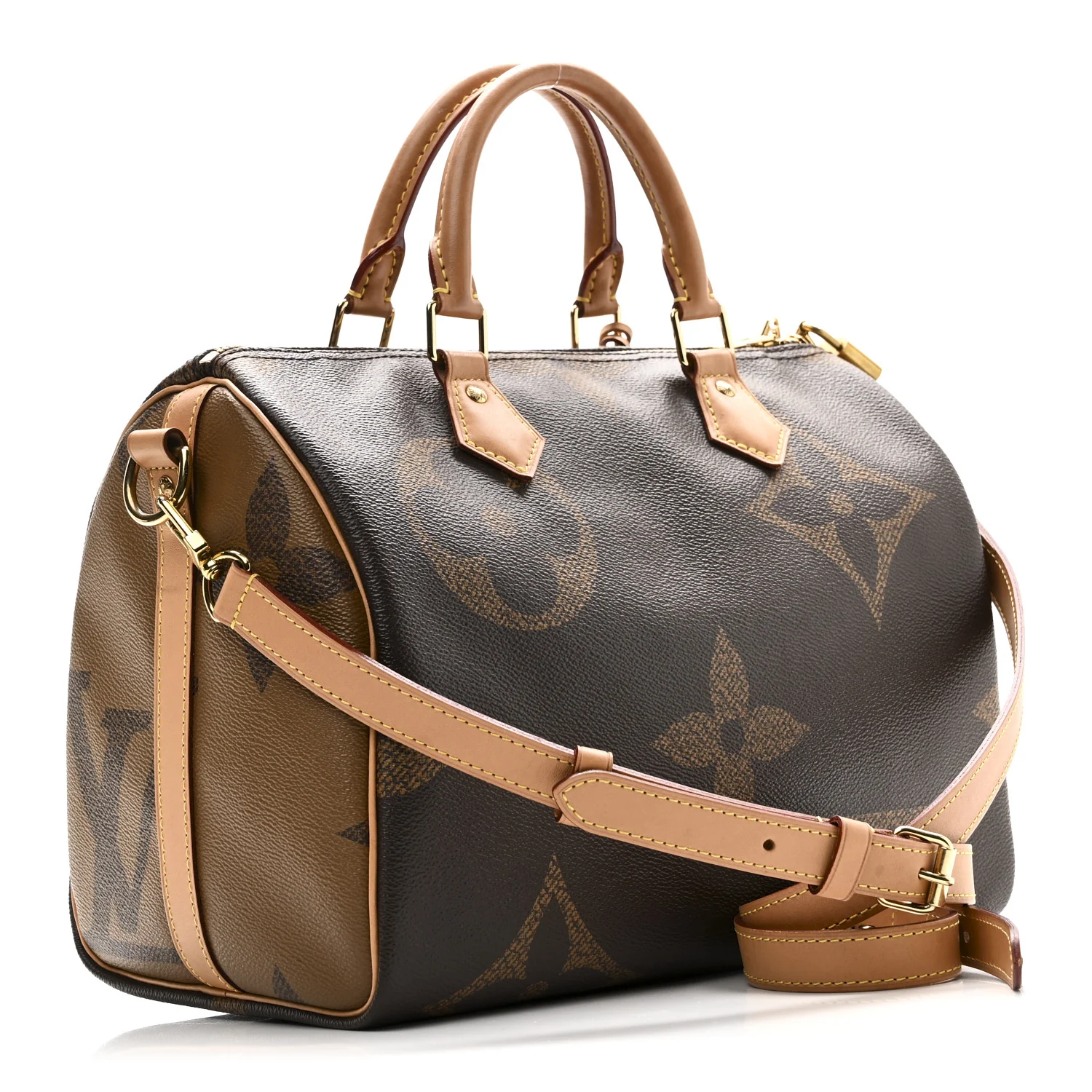 Reverse Monogram Giant Speedy Bandouliere 30 - Top Club