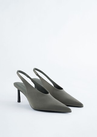 & Other Stories SATIN SLINGBACK PUMPS