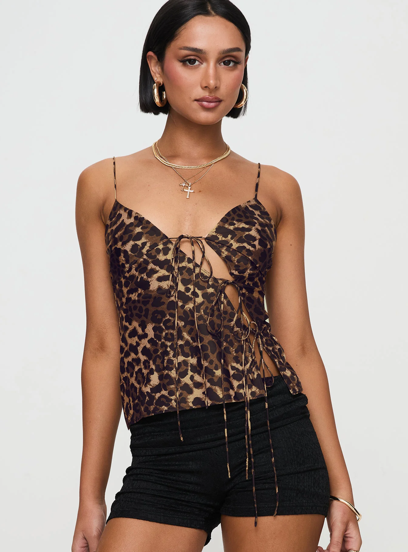Mariah Top Leopard