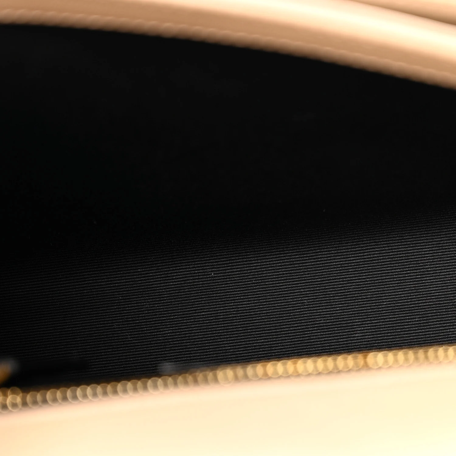 Lambskin Quilted Mini Becky Chain Bag Dark Beige - Top Club