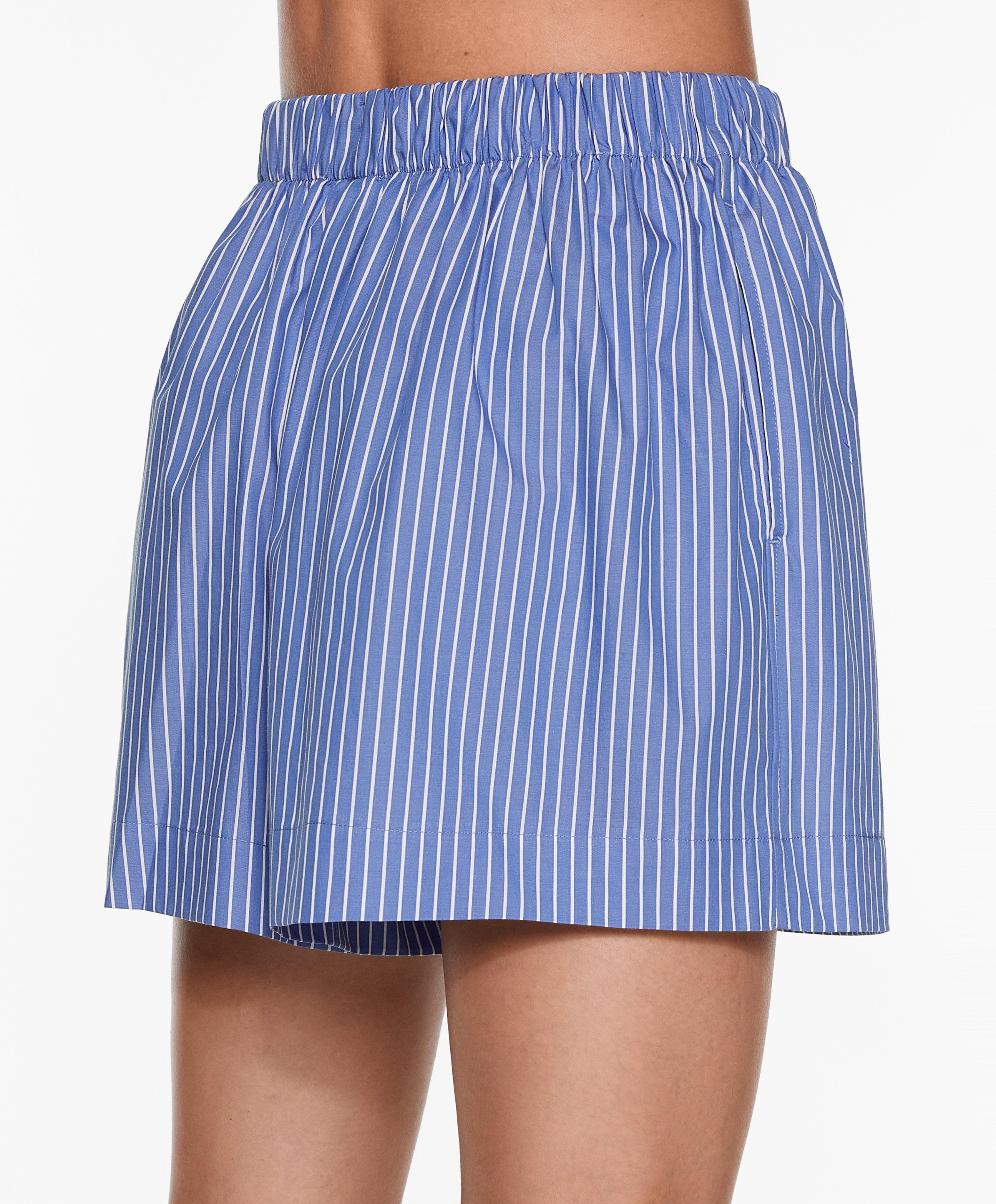 OYSHO Striped 100% cotton shorts
