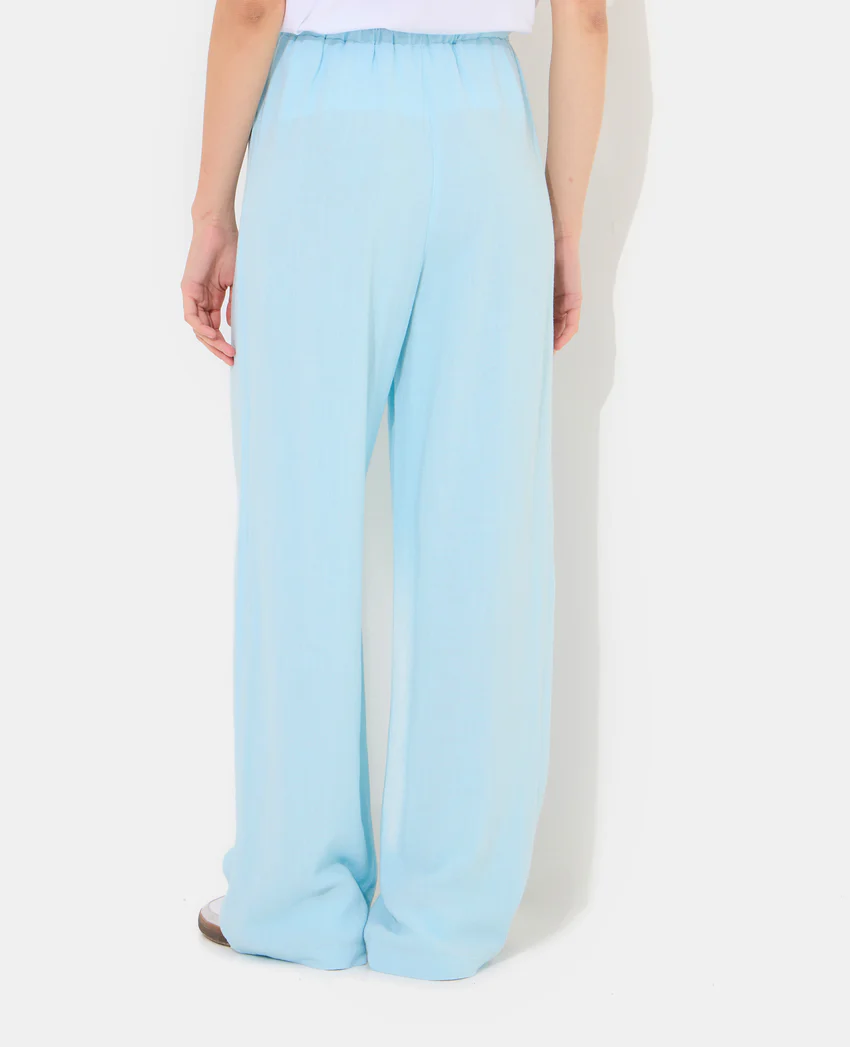 Pimkie Pantalon large et droit avec taille élastiquée