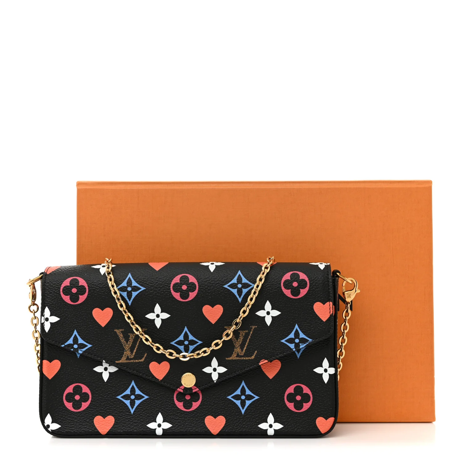 Game On Felicie Chain Wallet Black - Top Club