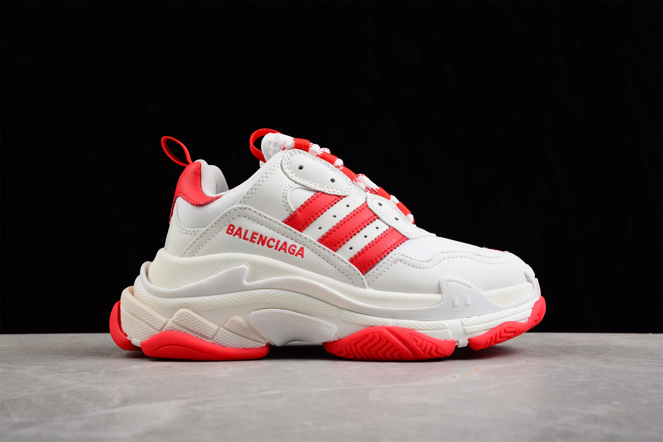 Balenciaga x adidas Triple S White Red - Sneaker Replica Workshop