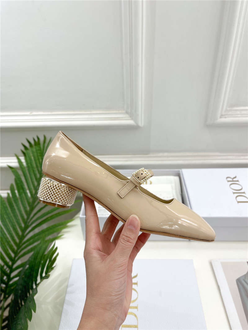 dior early spring new pearl heel shoes - Sneaker Replica Workshop