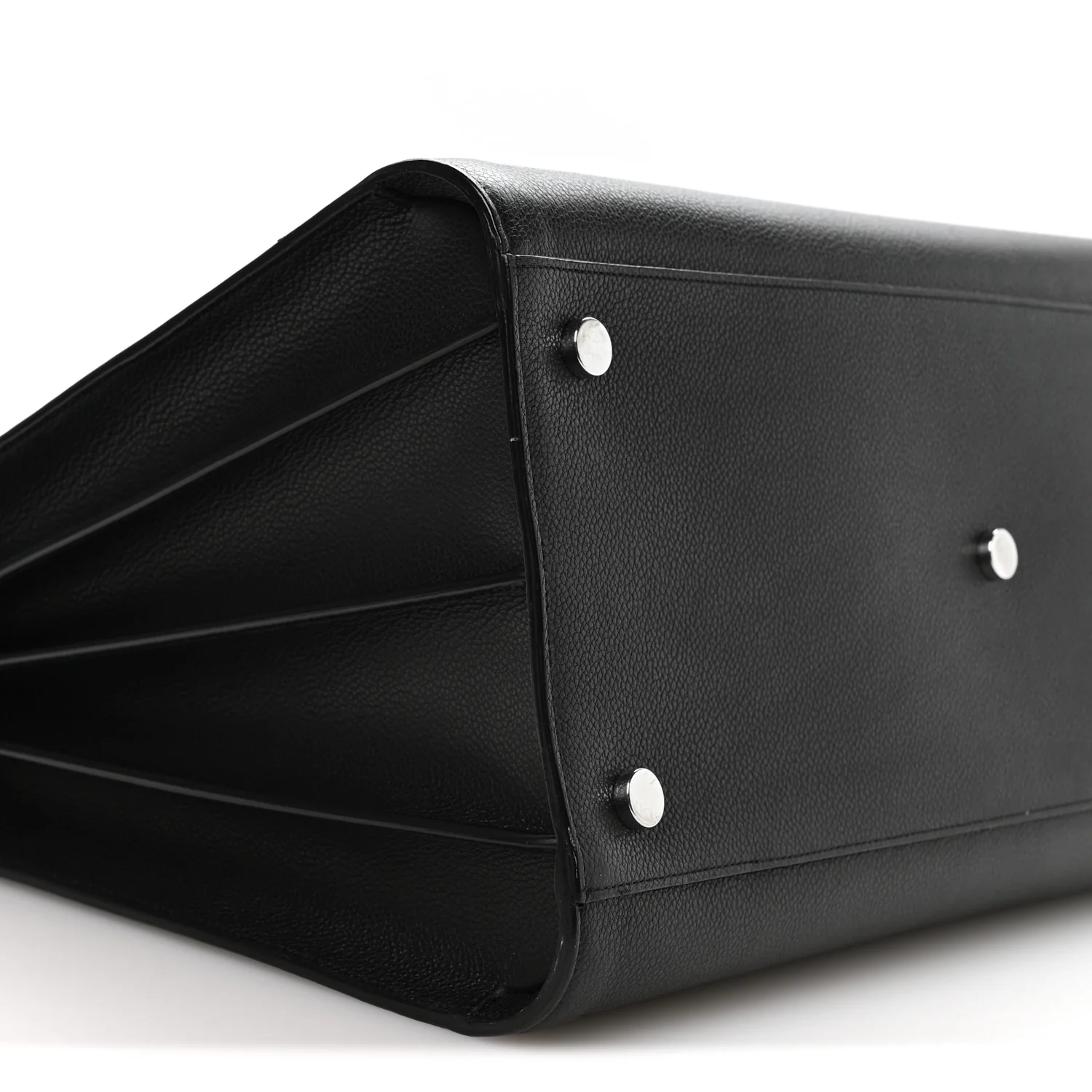 Grained Calfskin Large Sac De Jour Carryall Black - Top Club
