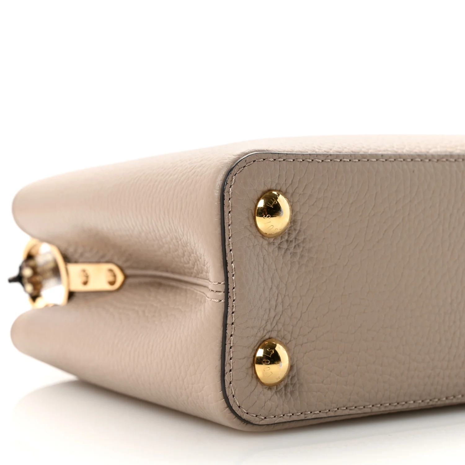 Taurillon Snakeskin Capucines BB Galet - Top Club