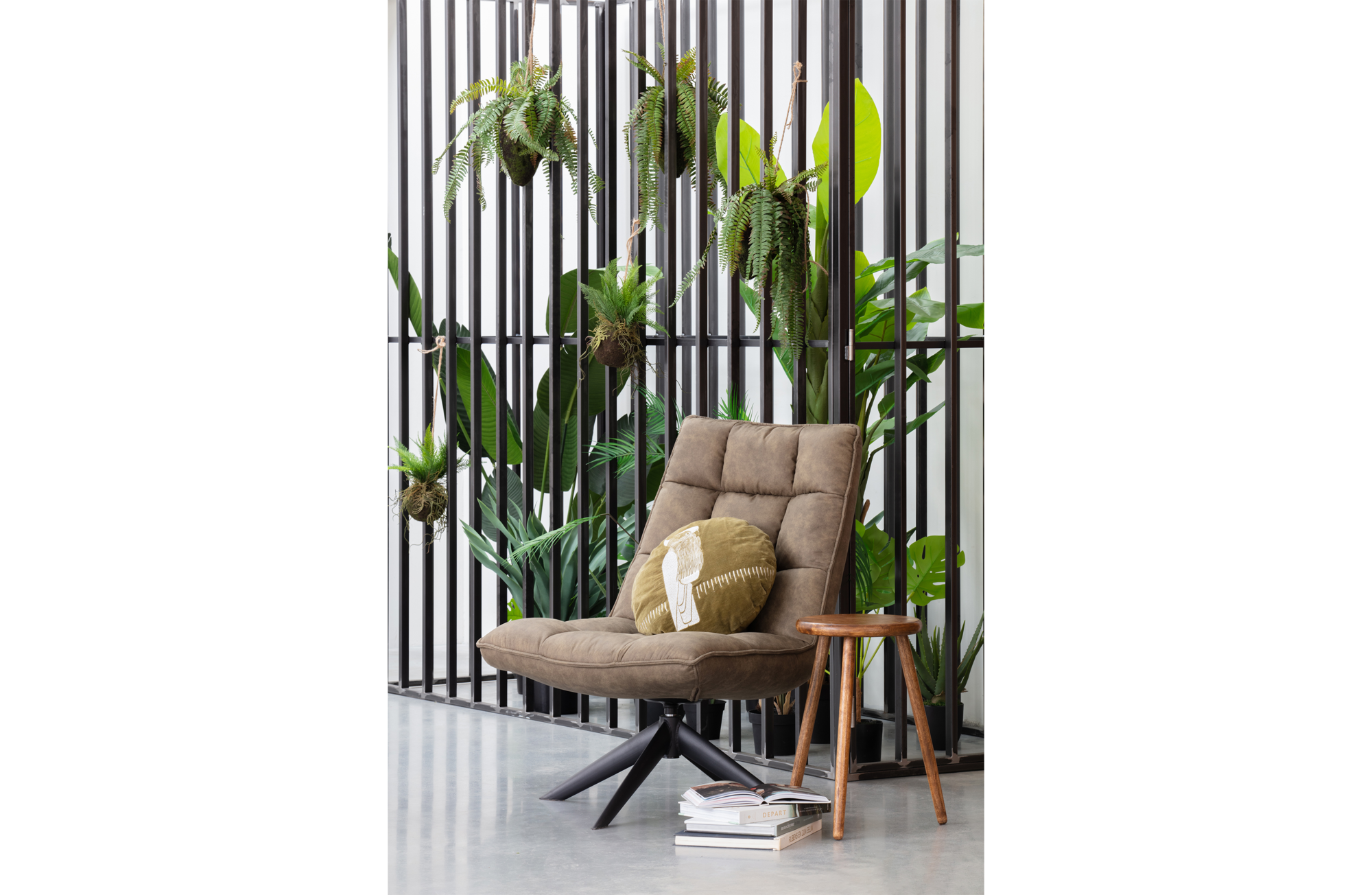 Draaifauteuil Jouke kunstleer – Groen