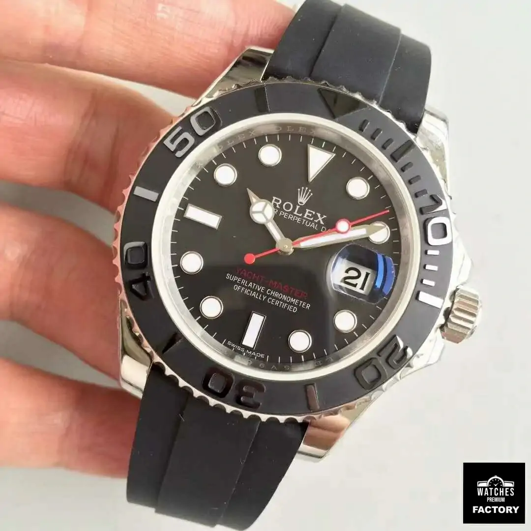 Rolex Yacht Master Custom 116655 40mm AR Factory Stainless Steel Case