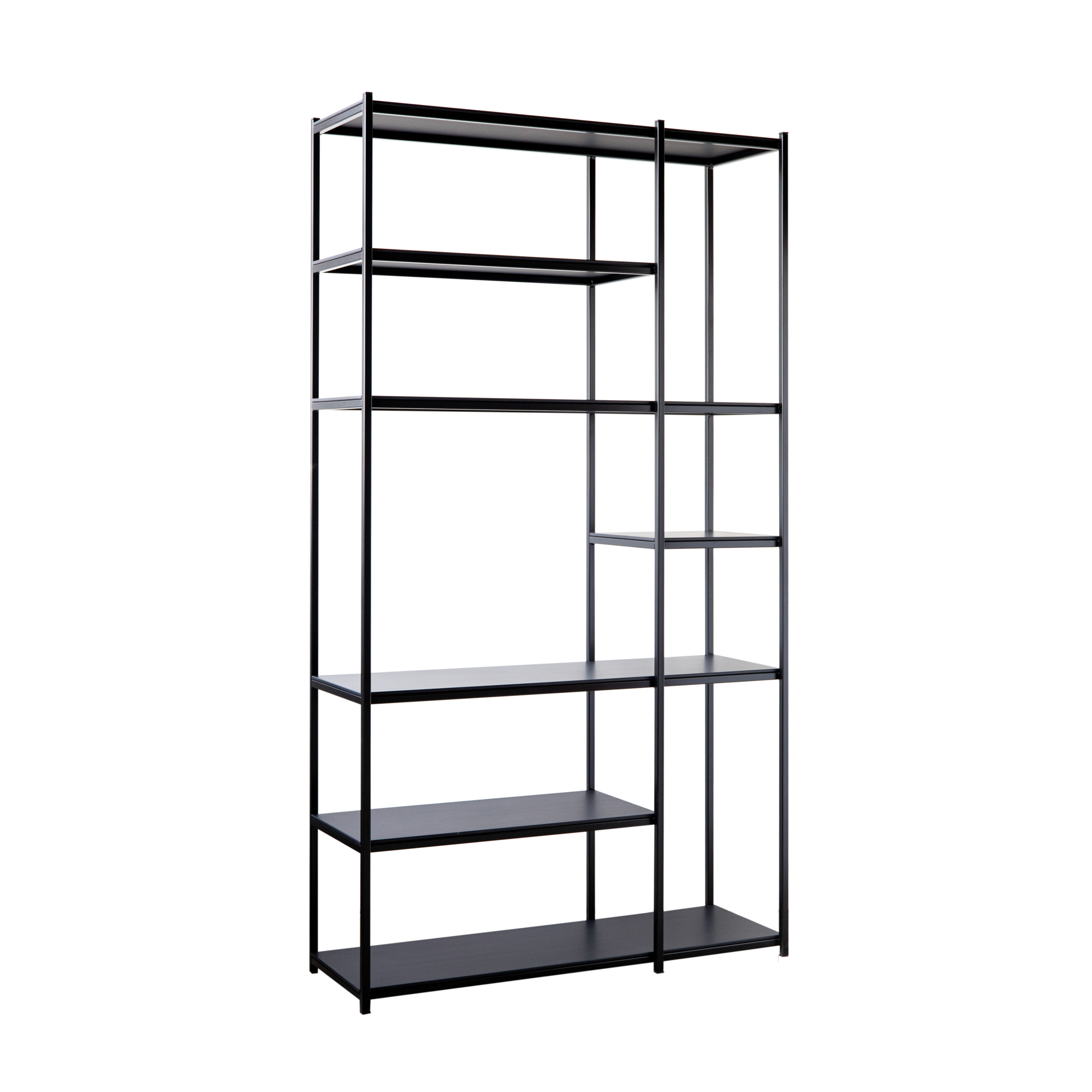 Kast Brooklyn H224 cm zwart hout