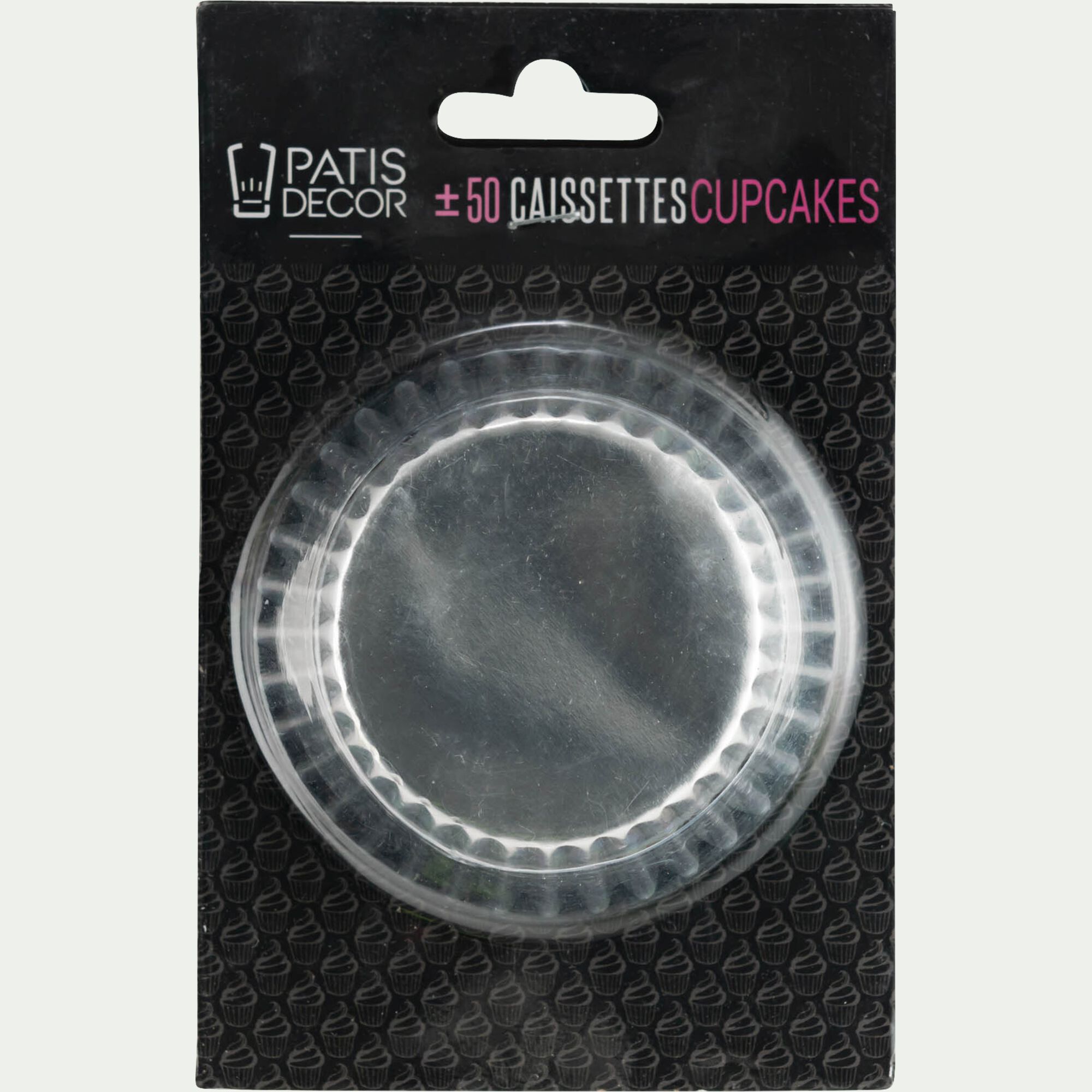 PATISDECOR - Lot de 50 caissettes à cupcakes D5cm - argenté