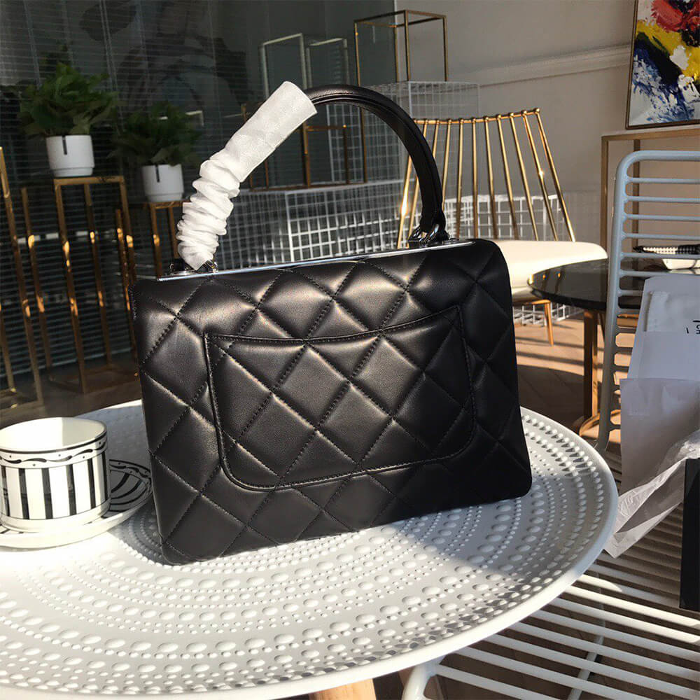 CHANEL FLAP BAG WITH TOP HANDLE(HIGH-END GRADE) - Top Club