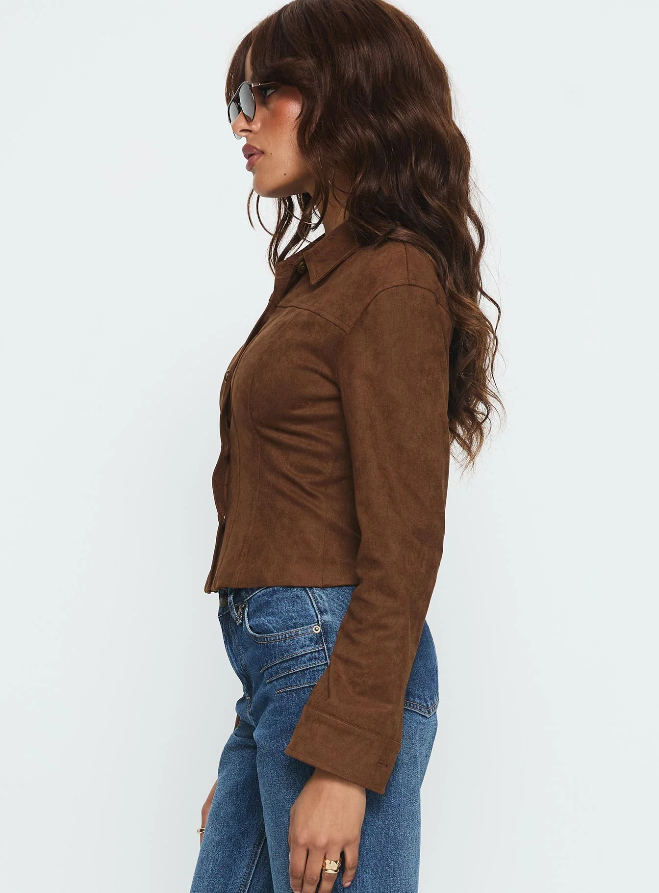 Invitations Fitted Jacket Chocolate