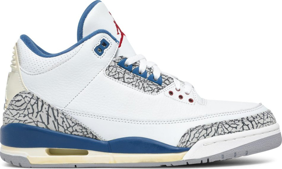 Air Jordan 3 Retro  True Blue  2001 136064-141 - Sneaker Replica Workshop