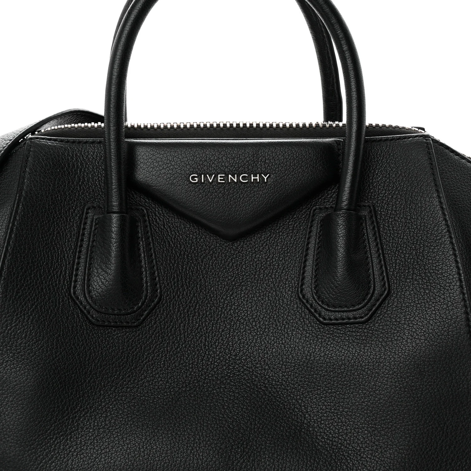 Sugar Goatskin Small Antigona Black - Top Club