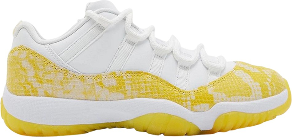 Best  Air Jordan 11 Low  Yellow Snakeskin  AH7860-107 - Sneaker Replica Workshop