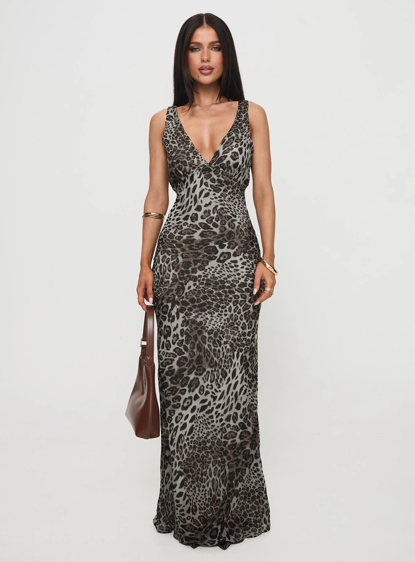 Nellie Maxi Dress Leopard