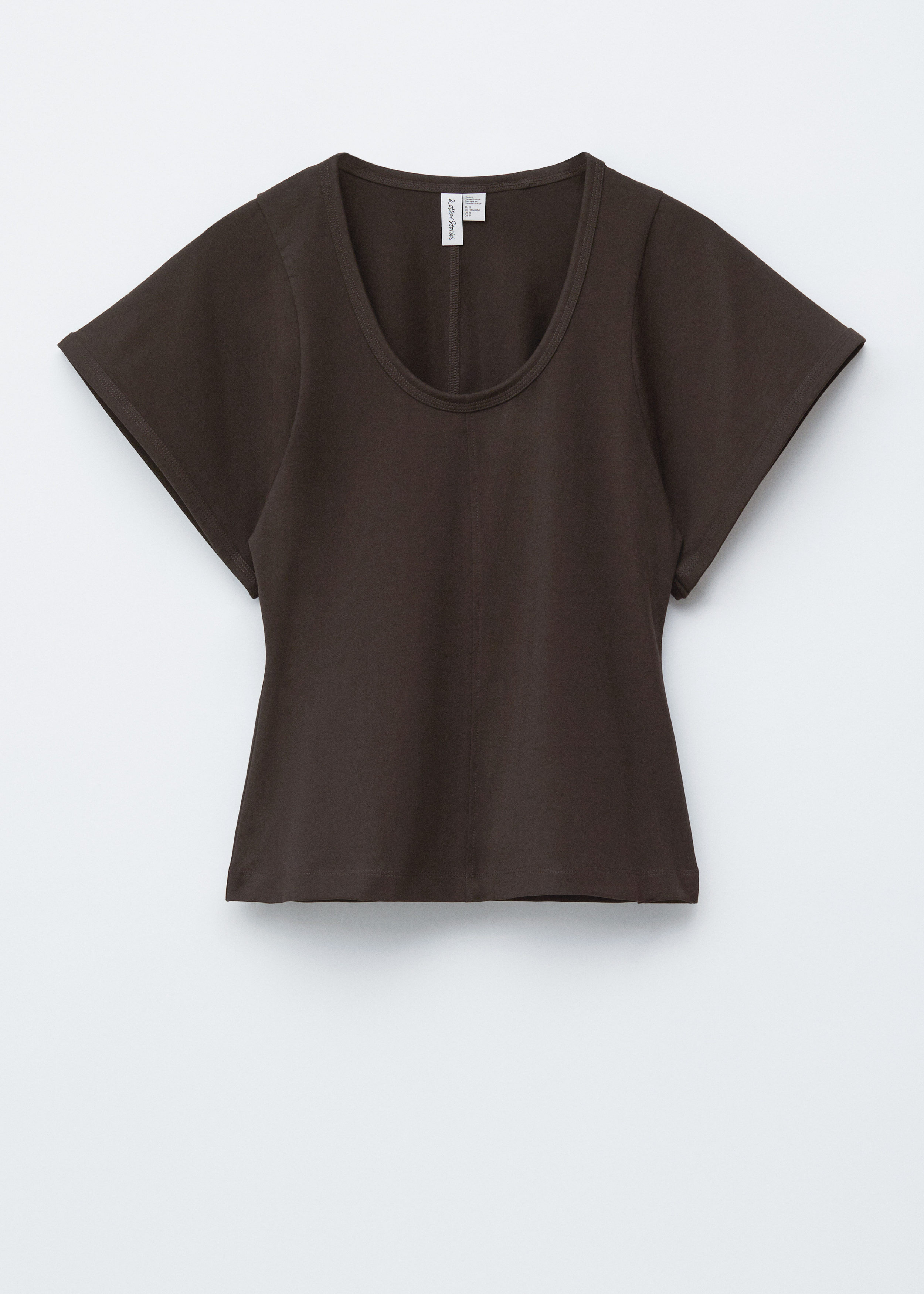 & Other Stories SCOOP-NECK T-SHIRT