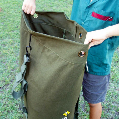 OZtrail CANVAS DUFFLE BAG canvas duffel bag - khaki